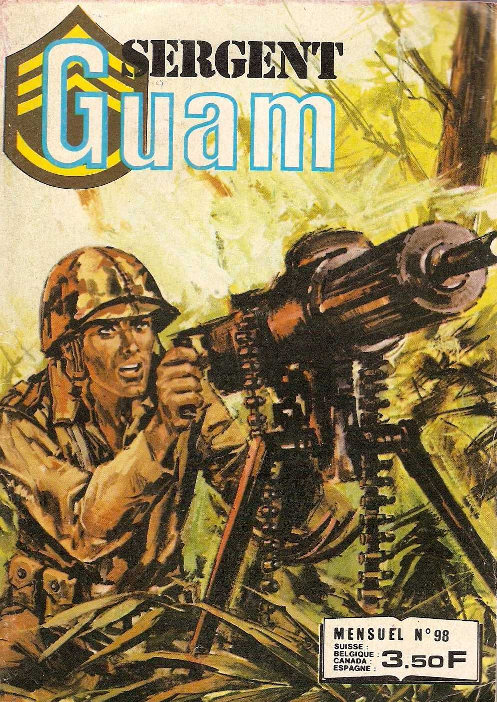 Scan de la Couverture Sergent Guam n 98